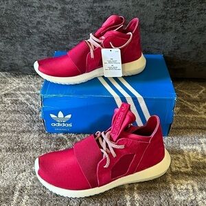 NWT Adidas Tubular Defiant Womens Shoes Pink